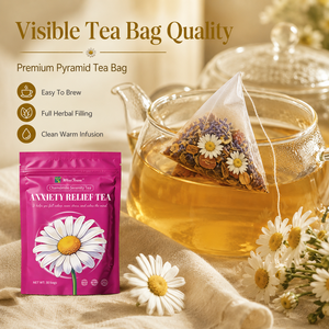 Tisane aux Herbes Camomille Lavande Réglisse Jujube – 30 Sachets Pyramidaux – Marque Privée OEM ODM – Fabricant de Formules Personnalisées - Product Image 4