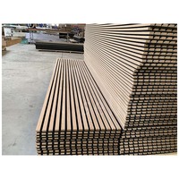 Panneaux acoustiques modernes personnalisés Akupanel en chêne noir pour l'absorption acoustique écologique certifiée en bois lamellé, décoration murale