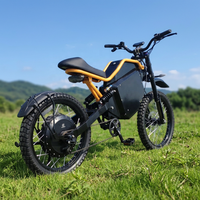 Bicicleta Eléctrica HCBK-SS80 25000W, Batería 84V75AH, Alcance 200km, Velocidad Máxima 150km/h, Stealth Bomber