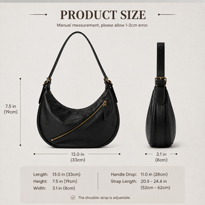 Bolsos de Hombro Tipo Hobo de Piel Sintética PU para Mujer, Personalizados al por Mayor, con Correa Ajustable, Gran Capacidad, Impermeables, para Uso Diario - Product Image 6