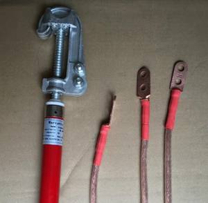 Elektrische Apparatuur Aarding Systeem 5KV-500KV, Glasvezel Rob, Aluminium Clampwith Koperdraad - Product Image 3
