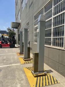 Albero telescopico <span class=keywords><strong>9m</strong></span> in lega di alluminio-magnesio personalizzabile di energia elettrica per il salvataggio di emergenza - Product Image 1