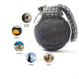 Survival Kit Set Paracord Combo Gói handmade cắm trại ngoài trời người sống sót Paracord Survival kit khẩn cấp nguồn cung cấp