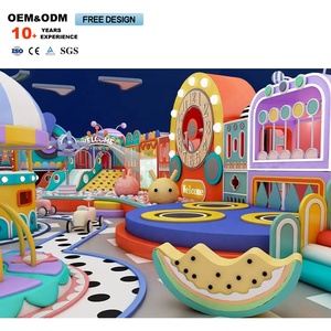 Equipo de Parque Infantil Comercial de Alta Calidad, Parque de Juegos Interior con Temática de Castillo Morado para Niños, para Parques de Diversiones y Escuelas - Product Image 1
