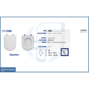 Abattant de toilettes Gravena Garbo Vase, design allongé moderne avec fonction de fermeture douce, télécommande, en matériau PP pour salle de bain - Product Image 5