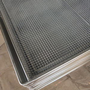 Vassoio <span class=keywords><strong>per</strong></span> essiccazione in rete metallica 304 in acciaio inossidabile da 18x26 pollici - Product Image 3