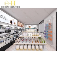 Vitrine compacte et élégante pour boutique de cosmétiques, comptoir de présentation de maquillage