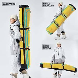 Échantillon gratuit Sac de rangement pour snowboard en néoprène de haute qualité portable pour les sports d'hiver en plein air, le ski et les voyages, grande capacité - Product Image 3