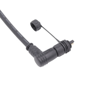 AOHUA 90 градусов Угловой кабель панель провод штекер гнездо Водонепроницаемый Литой разъем 2 3 4 5 6 7 8 <span class=keywords><strong>pin</strong></span> - Product Image 3