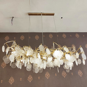 Chaîne en cristal de luxe Led lustre ménage suspension éclairage <span class=keywords><strong>italien</strong></span> branche d'<span class=keywords><strong>arbre</strong></span> lustre en cristal - Product Image 4