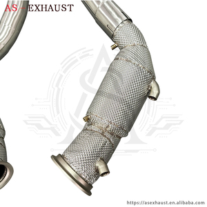 Système d'échappement sport à haut débit avec catalyseur et soupape, avec bouclier thermique pour Ferrari Purosangue FUV <span class=keywords><strong>V12</strong></span> 6.5L 2022+ - Product Image 6