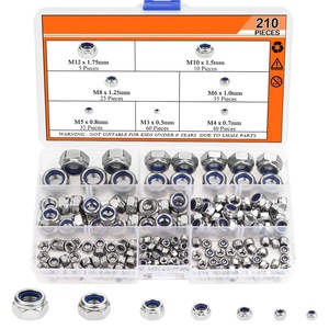 Juego de Tuercas de Seguridad de Acero Inoxidable Sanya 304 M3 M4 M5 M6 M8 M10 M12 para la Industria de la Construcción - Product Image 1
