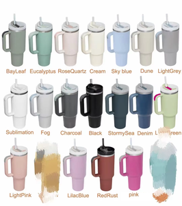 USA Stainless Steel 40 oz <b>Double</b> <b>Walled</b> Vacuum Insulated Travel <b>Mug</b> Handle BPA Free Leak-Proof for - Product Image 2