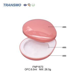 Circular Refillable <b>Makeup</b> <b>Compact</b> Built-In Mirror Recyclable Cosmetic Storage Vessel For Blush Powder & Solid Perfume Filling - Product Image 1