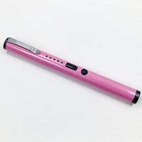Lampe torche tactique rechargeable à logo personnalisé, haute luminosité, super brillante, petite, pour l'autodéfense, LED promotionnelle, lumière blanche, marque DRM