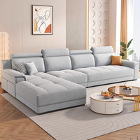 Ensemble de canapés modulaires en tissu capitonné de style moderne avec rembourrage en éponge pour salons, hôtels, villas et appartements (vente en gros)