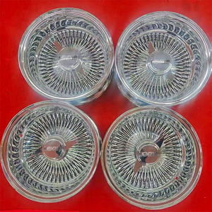ล้อโครเมียมแบบลวด 13 นิ้ว 5x4.5/4.75/5 ก้าน ล้อแบบลวด 72/100 ตรง - Product Image 6