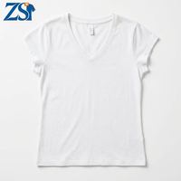 Camisetas de Verano para Mujer Zesheng, Manga Corta, Cuello en V, Estilo Casual, Básicas, Tallas Grandes, Corte Holgado, Blusa de Manga Corta