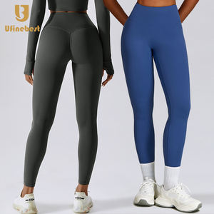 थोक अल्ट्रा नरम तंग त्वरित सूखी उच्च कमर वी आकार बट उठाने कसरत फिटनेस जिम खेल योग Legging महिलाओं - Product Image 1