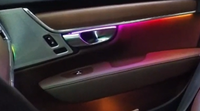 Nouveau kit d'éclairage intérieur ambiant LED RGB 12V 6-12W pour voiture, éclairage de porte, de zone des pieds et de console, bande lumineuse contrôlable par APP WeChat S90 V90 2017