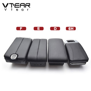 Vtear Elegante Caja de Almacenamiento Deslizante de ABS y Cuero PU con Portavasos para <span class=keywords><strong>Kia</strong></span> <span class=keywords><strong>Rio</strong></span>/<span class=keywords><strong>Rio</strong></span> GT 2012-2020 - Product Image 5