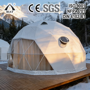 Carpa Domo de Acero Galvanizado en Caliente de 8m de Diámetro para Glamping de Lujo, Hoteles y <span class=keywords><strong>Turismo</strong></span> - Product Image 1