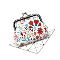 Dompet Koin Kulit Custom Mini, Dompet Uang Receh Lucu untuk Wanita, Anak, Pelajar, Kantong Koin Retro dengan Gesper, Hadiah
