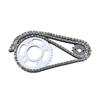 Kit de Cadena y Piñón de Transmisión de Alta Calidad para Motocicleta, Piñón 428 38/15T, Kit de Cadena y Piñón para Motocicletas Honda CG 125