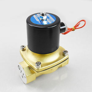 2W350-35 2W400-40 1-1/4 Zoll 1-1/2 Zoll AC220V 110V DC24V 12V Messing Elektrisches Wasser-Magnetventil Normalerweise Geschlossen - Product Image 3