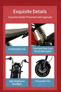 Nuovo Arrivo: Scooter Elettrico con Batteria al Litio per Adulti, Ideale per Spostamenti Urbani - Product Image 4