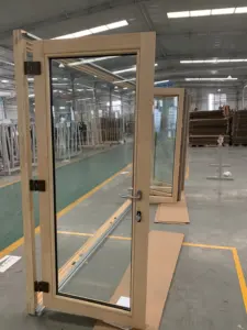 Penjoy Resident Front Entry Aluminum Glass Bi Folding Door With Doors Panels Of Aluminum For Main Entrance
