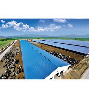 Moderne prefab garage/schuur voor melkveebedrijven, lichtgewicht staalconstructie, eenvoudige installatie - Product Image 1