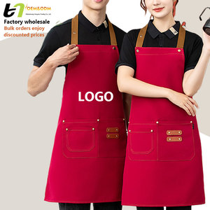 2025 OEM Tất Cả Các Bông Không Thấm Nước Đầu Bếp Nấu Ăn Nhà Bếp Tạp Dề Cho Phụ Nữ Có Thể Điều Chỉnh Tái Sử Dụng Với Biểu Tượng Tùy Chỉnh Màu Sắc Đồng Bằng Cắt Tóc Phong Cách - Product Image 1