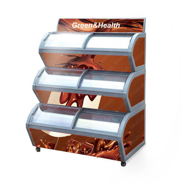 New Product Refrigerated Fridge Combined Upright Ice Cream Freezer Half Freezer Half Chiller Equipment Snack Food Factory Fruit