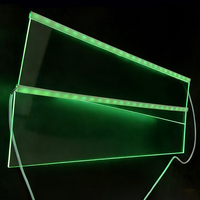 Plaque acrylique de qualité LED avec service de découpe pour enseignes personnalisées et affichages lumineux Diffusion de lumière supérieure