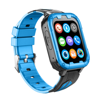 Reloj Inteligente para Niños con Pantalla Táctil Cuadrada IPS de 1.85 Pulgadas, Correa de Silicona, Carga Magnética, Rastreador GPS, WiFi, Tarjeta SIM 4G, Responde Llamadas