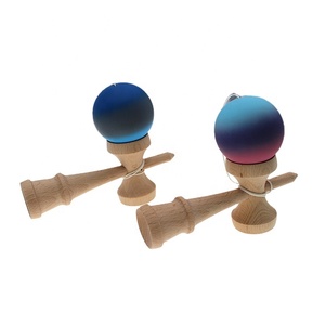 Kendama Giapponese Professionale di Alta Qualità con Pallina in Faggio Sfumata, Vendita all'Ingrosso - Product Image 4