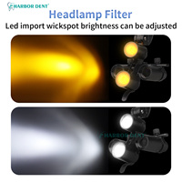5X loupes dentaires avec lampe frontale LED électrique 5W dentiste phare chirurgical réglable équipement de laboratoire projecteur