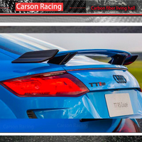Aileron arrière simple en fibre de carbone humide pour Audi TT TTS TTRS MK3 2017-2019 Finition polie