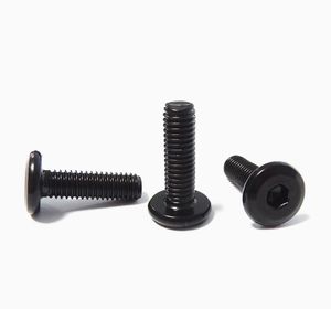 LeGood M2.0X10mm Électrophorèse Noir Hex Tête Plate Machine Vis 304 Acier Inoxydable pour Meubles Système de Mesure Métrique - Product Image 5