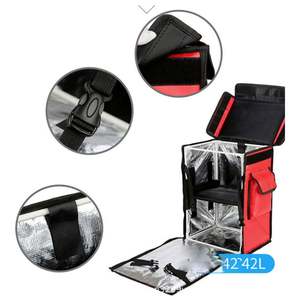 Mochila Térmica Impermeable para Repartidores de Pizza y Comida Rápida, Bolsa de Reparto de Alimentos con Aislamiento Personalizado - Product Image 5