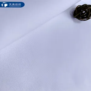 Trường/bóng đá/giáo viên/bồi bàn Dacron TC đồng phục vải poly cotton trắng y tá đồng phục vải cho y tá uniforme Nam Phi