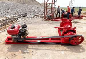 YIWEI 0.5T 수동식 강철 와이어 로프 윈치 (로프 길이 최대 50m) 자동 크레인, 보트 건설, 광산, 부두용 - Product Image 5