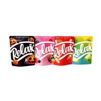 Emballage alimentaire refermable avec motifs imprimés personnalisés sac en mylar de 1g 3.5g 7g 14g 28g 1oz anti-odeur
