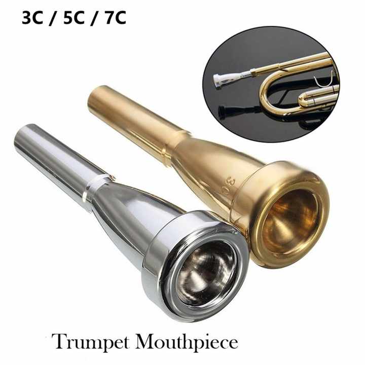 トランペットパーツ弾丸ヘッドシルバーメッキ3c5c7cトランペット