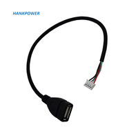Câble USB 2.0 mâle vers connecteur JST PH2.0 pas de 4 broches, faisceau de câbles PCB, câble Dupont