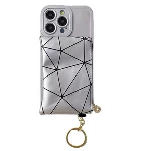 Portefeuille sac à main étui de téléphone croix corps PU chaîne en cuir extérieur à l'aide de téléphone couverture sac pour <span class=keywords><strong>iPhone</strong></span> 16 15 14 13 12 11 Pro Max <span class=keywords><strong>Plus</strong></span> - Product Image 1