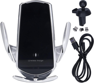 <span class=keywords><strong>Support</strong></span> de téléphone de <span class=keywords><strong>voiture</strong></span> sans fil à expansion <span class=keywords><strong>automatique</strong></span> de qualité supérieure, large compatibilité avec les téléphones et plusieurs modèles de voitures - Product Image 1