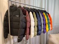 Doudoune classique de luxe 1996 avec logo brodé personnalisé, vintage, unisexe, imperméable et résistante au froid, manteau d'hiver matelassé