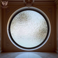 Ventana Circular Giratoria de 360 Grados con Marco de Aleación de Aluminio y Apertura Vertical para Diseño Arquitectónico de Hoteles Modernos